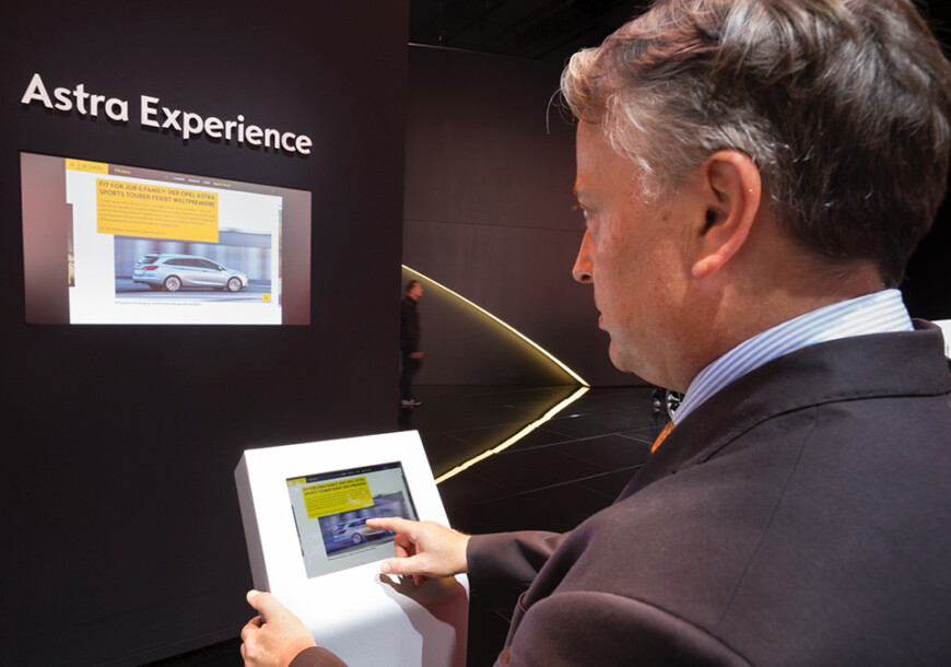 Opel Astra Experience App Entwicklung und Design